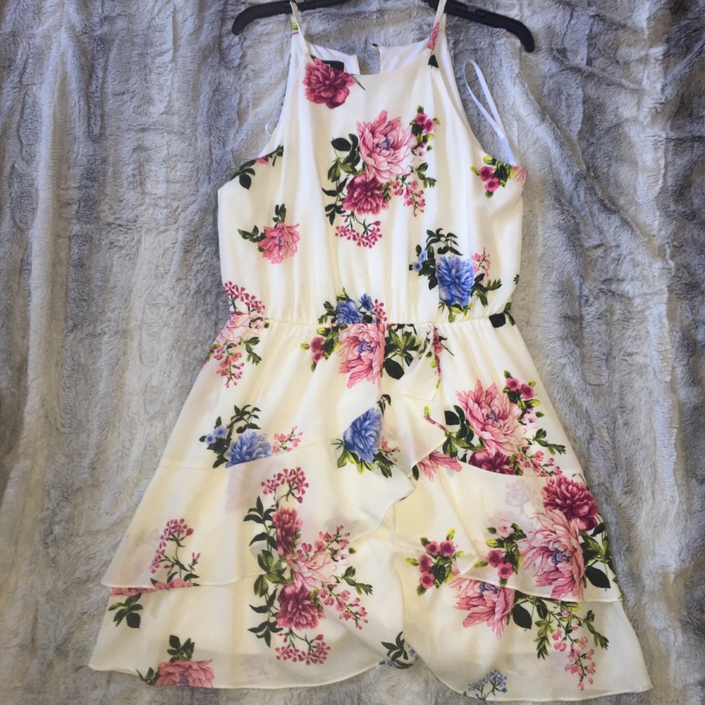 A Floral dress, juniors and bought at kohl’s